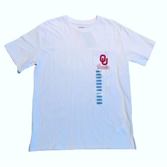 Captivating Women’s OU Oklahoma University Cotton Licensed T-Shirt Size Large - Picture 4 of 9